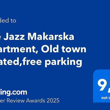The Jazz Makarska Apartment, Old Town Located,Free Parking Exterior photo